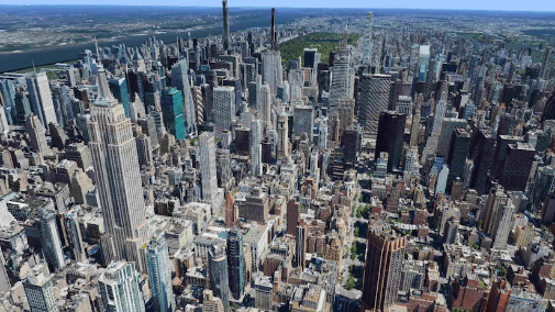 HxGN Content Program introduces digital twins of
                major cities - High-definition mesh model of New
                York.png