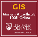 University of Denver GIS Masters Degree Online